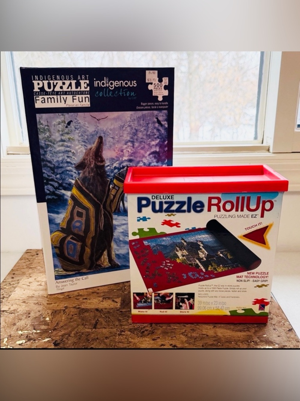 Indigenous Art Puzzle and Deluxe Puzzle Roll Up
